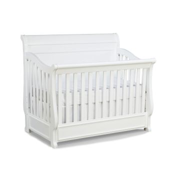 Legacy Classic Kids Madison Grow With Me Convertible Crib Natural White Painted