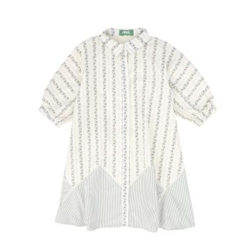 Arde Floral Stripe Dress