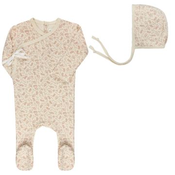 Ely's and Co Vine Collection Footie+Bonnet 