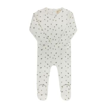 Ely's and Co Ribbed Printed Palm Footie 
