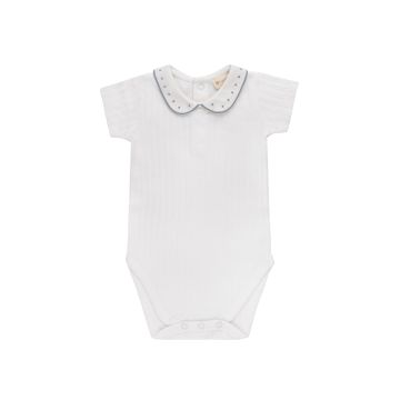 Looms Wave Collection Baby Bodysuit Ivory