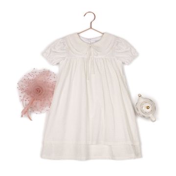 Bellabini Swiss Dot Dress Fresh White