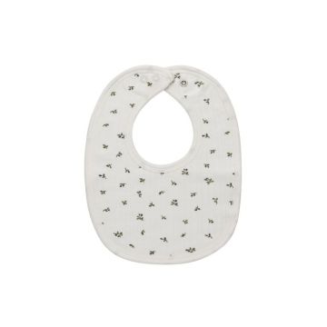 Ely's and Co Floral Pointelle Collection Bib