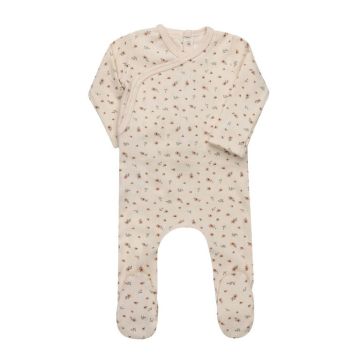 Aurora Floral Rib Collection Footie