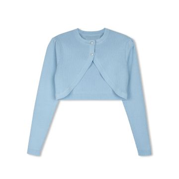 Velvette Label BLUE BOLERO CARDIGAN