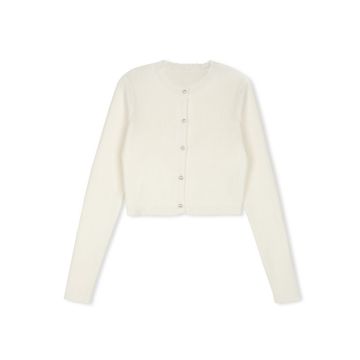 Daintti PEARL BUTTON CARDIGAN
