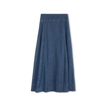 Daintti DENIM A LINE MAXI SKIRT