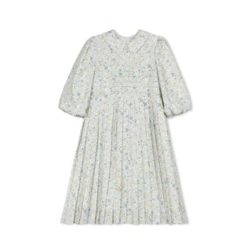 Velvette Label FLORAL PLEAT DRESS