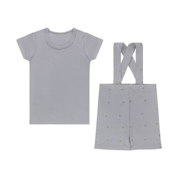 Ely's and Co Embroidered Collection Blue Berry 2 Piece Set
