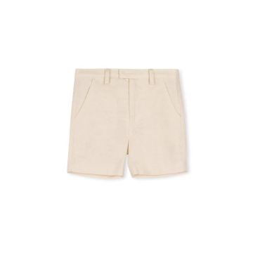 Harper James Clean Linen Shorts Beige