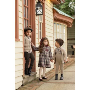 Limonana Grey Plaid Boys Shirt