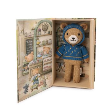 Lil Teddy The Pawfect Brew Collector's Bear – Storybook Edition