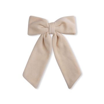 One Child Velvet Bow Hair Clip 