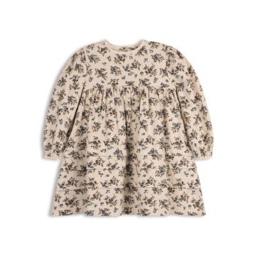 Looms Brushed Floral Dress Ivory
