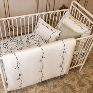 Petite Belle Lafayette Embroidered Crib Set