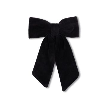 One Child Velvet Bow Hair Clip