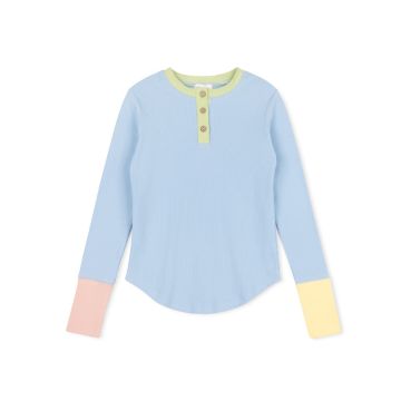 Velvette Label COLOR BLOCK HENLEY