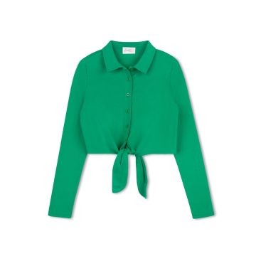 Velvette Label GREEN POLO