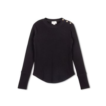 Velvette Label BLACK T-SHIRT 