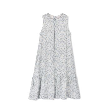 Velvette Label Blue Floral Collar Jumper