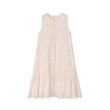 Velvette Label Pink Floral Collar Jumper