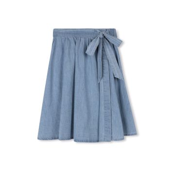 Velvette Label DENIM SIDE TIE SKIRT