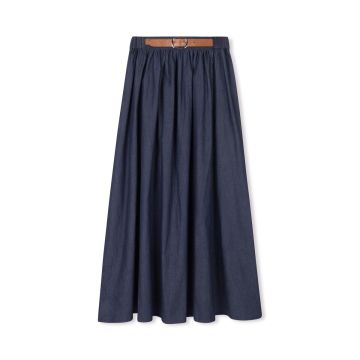 Velvette Label DENIM BELT SKIRT