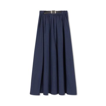 Daintti BLUE/BLACK BELT SKIRT 