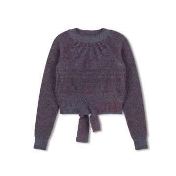 Daintti Multi Color Tie Sweater