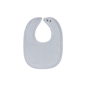 Ely's and Co Organic French Terry Propeller Collection - Blue stripes - Bib