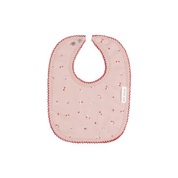 Elys and Co Cotton Cluster Flower Collection - Pink - Bib