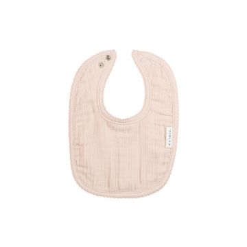 Ely & Co Muslin Bib Baby Pink