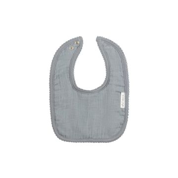 Ely & Co Muslin Bib Blue