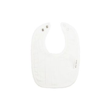 Ely & Co Muslin Bib Ivory