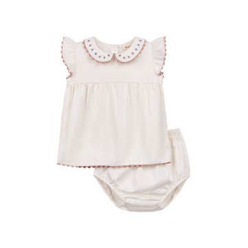 Looms Wave Collection Tulip Collar Set Ivory