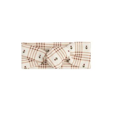 Ely's and Co Floral Plaid Knot Headband