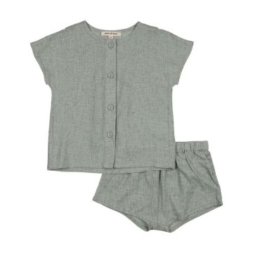 Ann of Nan Slate Oak Boys Bloomer and Shirt Set