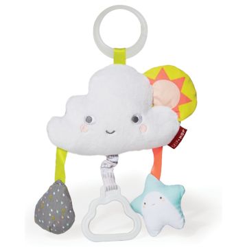 Skip hop Silver Lining Cloud Jitter Stroller Baby Toy
