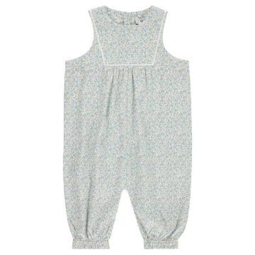 Jaybee Ribbon Trim Baby Romper Floral