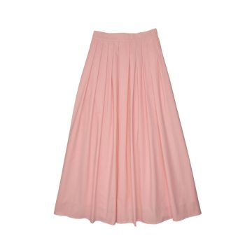 Little Tempest Taffeta Teens Maxi Skirt Salmon