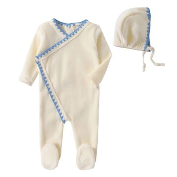 Mon Cheri Stitched Wrap Footie