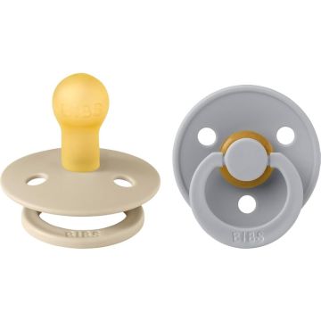 BIBS Colour 2 PACK Latex Vanilla/Cloud