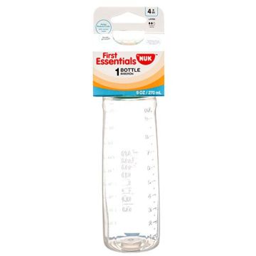 Nuk First Essentials 4M+ Silicone Baby Bottle | 9oz 