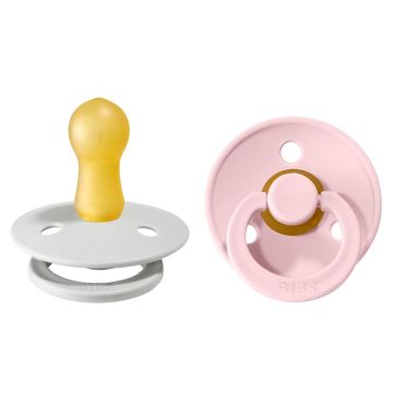 BIBS Colour 2 PACK Latex Haze/Blossom