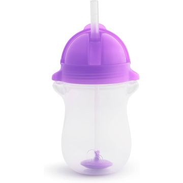 Munchkin Any Angle Click Lock Weighted Straw Trainer Cup, 1pk