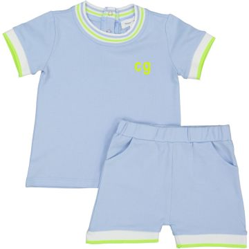 Charlotte & George Boys Short 2 PCS Set With Contrast Trim