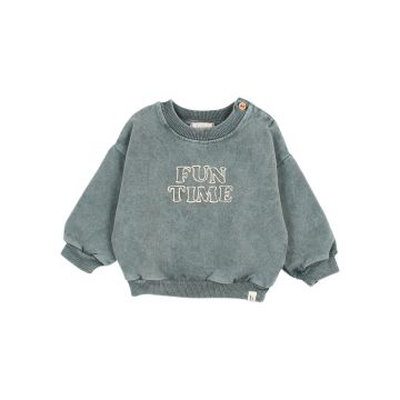 Buho FUN SWEATSHIRT SLATE GREEN