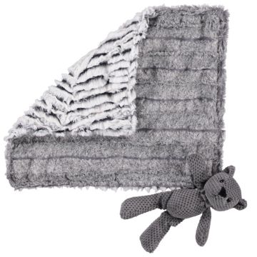 Delore Iced Chinchilla Grey & Frosted Zebra Snow/Black Lovey 