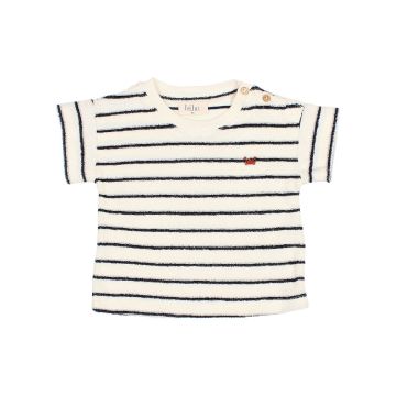 BUHO BB TERRY STRIPES T-SHIRT AND SHORTS