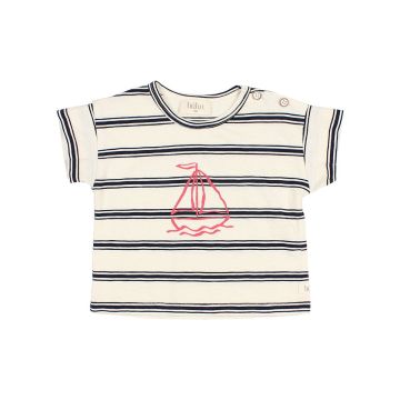 BUHO BB STRIPES T-SHIRT NUIT
